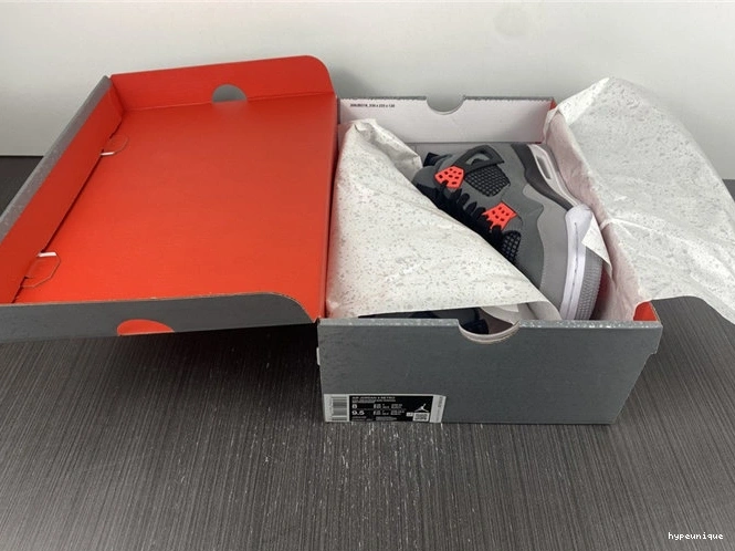 HYPE Cozy Jordan 4 3900 DH6927- Retro Infrared 1013